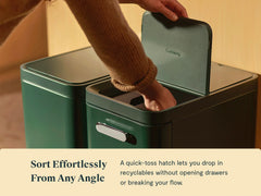 45L 2-Drawer Recycling Bin