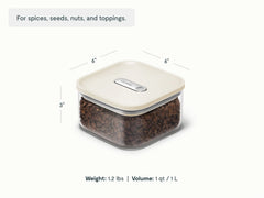 Small Glass Airtight Container Duo