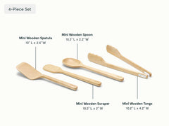 4 Piece Mini Utensil Set