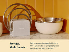 Mixing Bowl Lid Storage Organizer